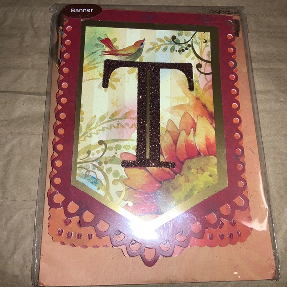 Papyrus Thanksgiving Day banner card Thankful new - Picture 1 of 2